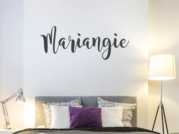 Wandtattoo Mariangie in Handschrift