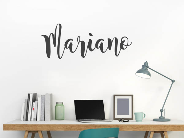 Wandtattoo Mariano in Handschrift