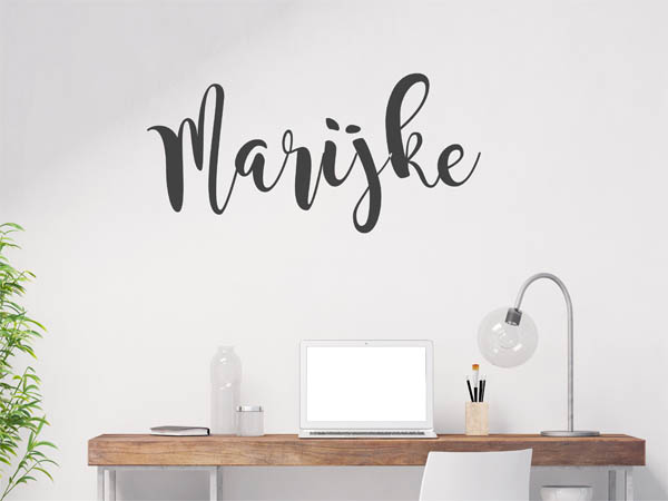 Wandtattoo Marijke in Handschrift