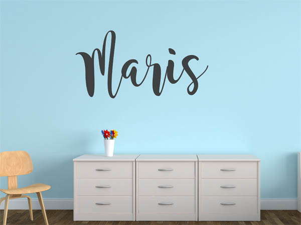 Wandtattoo Maris in Handschrift