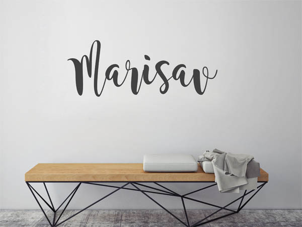 Wandtattoo Marisav in Handschrift
