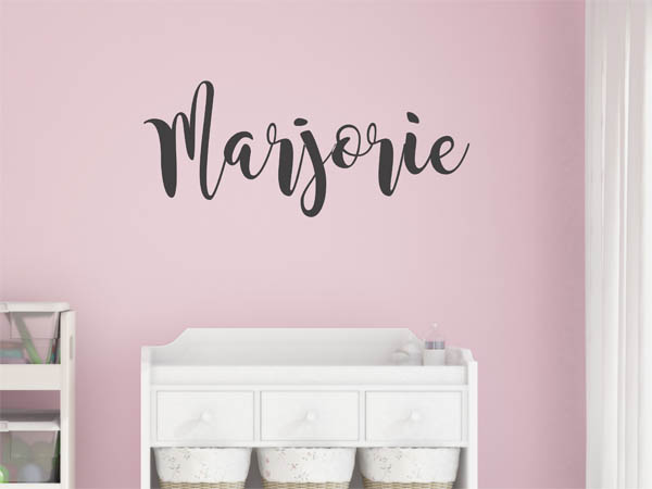 Wandtattoo Marjorie in Handschrift