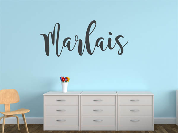 Wandtattoo Marlais in Handschrift
