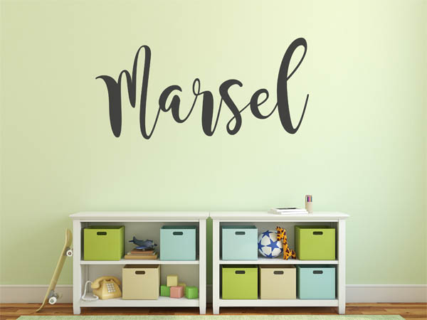 Wandtattoo Marsel in Handschrift