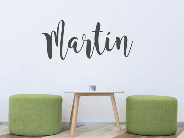 Wandtattoo Martín in Handschrift