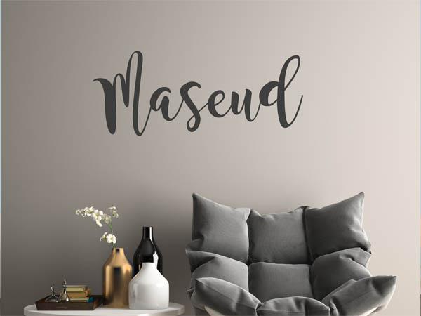 Wandtattoo Maseud in Handschrift