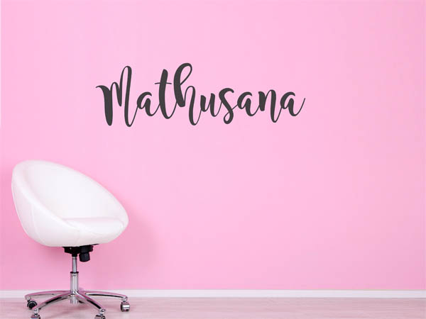 Wandtattoo Mathusana in Handschrift
