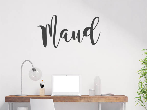 Wandtattoo Maud in Handschrift