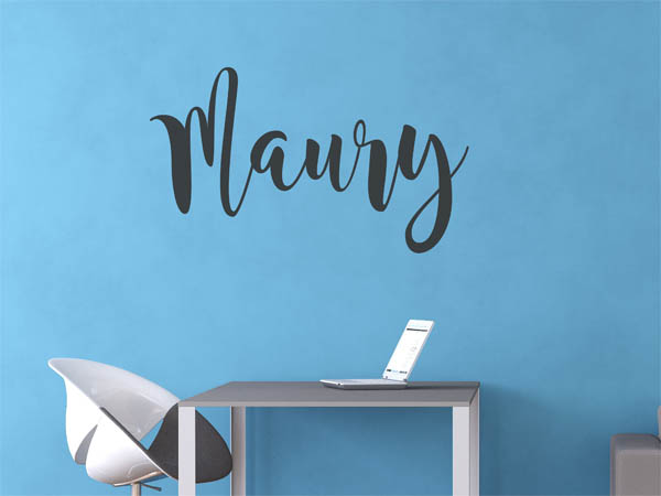 Wandtattoo Maury in Handschrift