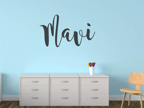 Wandtattoo Mavi in Handschrift