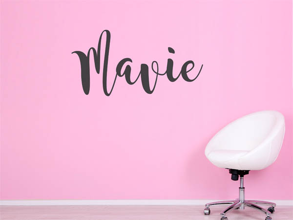 Wandtattoo Mavie in Handschrift