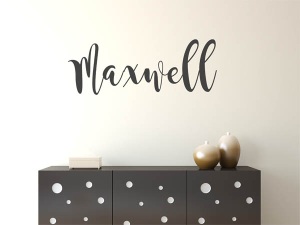 Wandtattoo Maxwell in Handschrift