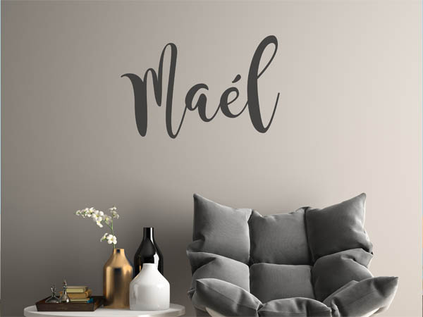Wandtattoo Maél in Handschrift