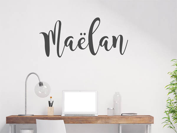 Wandtattoo Maëlan in Handschrift