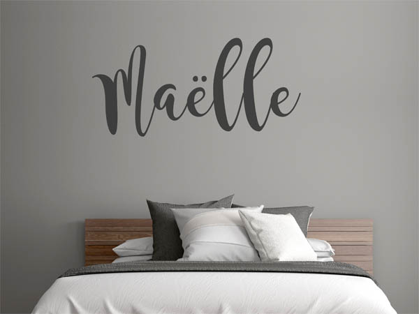 Wandtattoo Maëlle in Handschrift