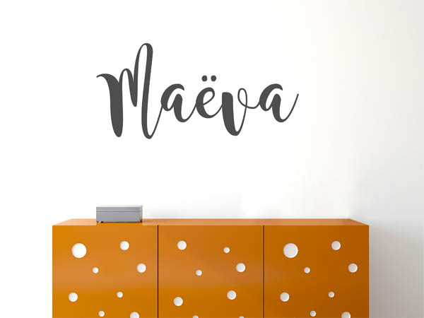 Wandtattoo Maëva in Handschrift