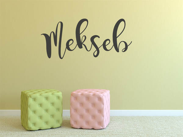 Wandtattoo Mekseb in Handschrift