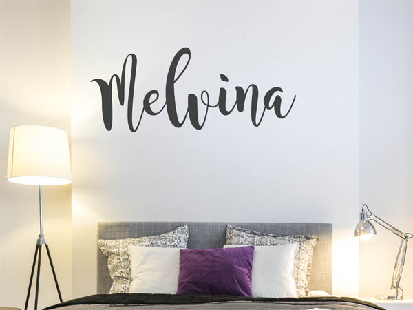 Wandtattoo Melvina in Handschrift