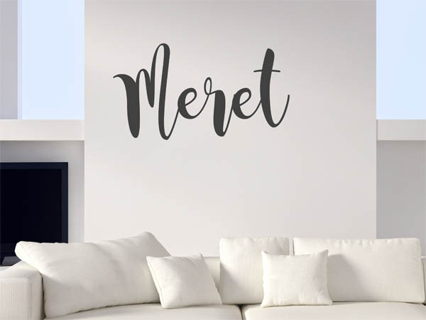 Wandtattoo Meret in Handschrift