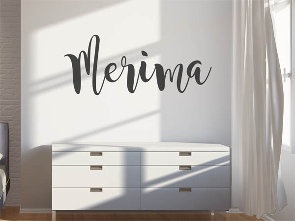 Wandtattoo Merima in Handschrift