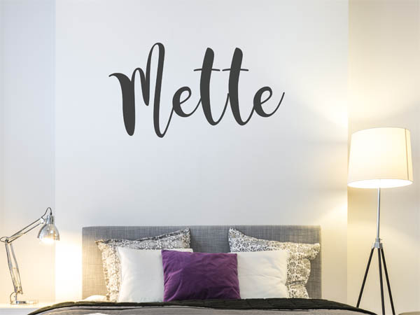 Wandtattoo Mette in Handschrift