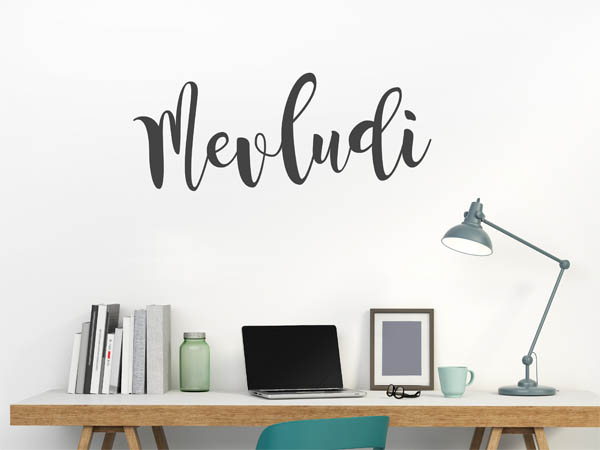 Wandtattoo Mevludi in Handschrift