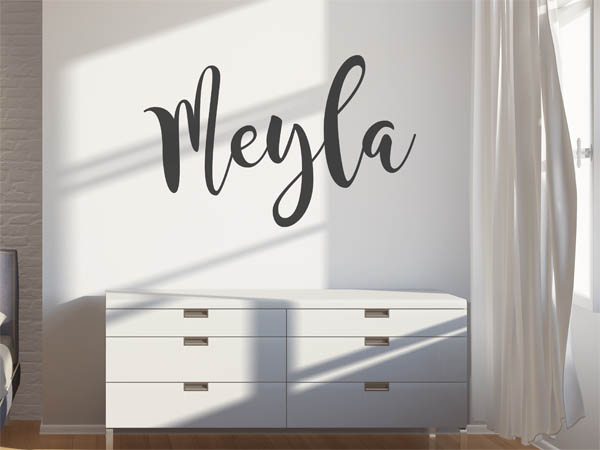 Wandtattoo Meyla in Handschrift