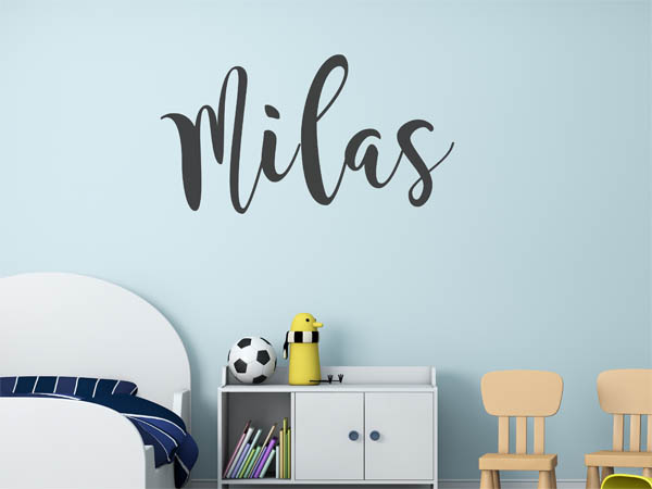Wandtattoo Milas in Handschrift