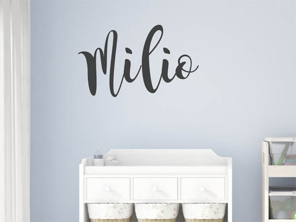 Wandtattoo Milio in Handschrift