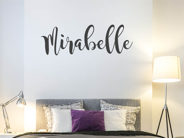 Wandtattoo Mirabelle in Handschrift