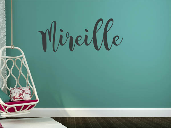 Wandtattoo Mireille in Handschrift