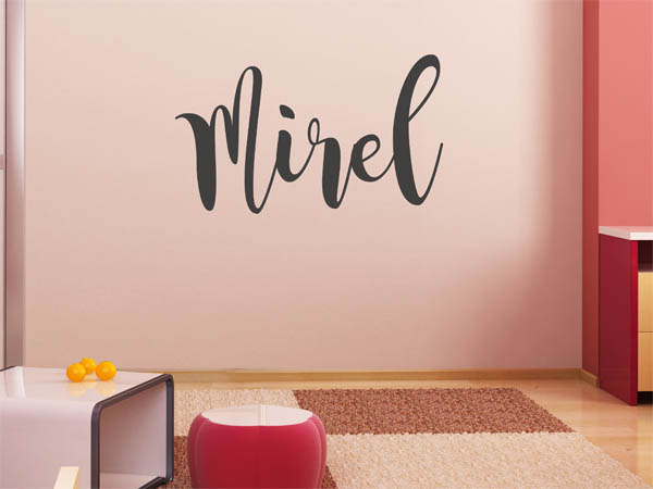 Wandtattoo Mirel in Handschrift