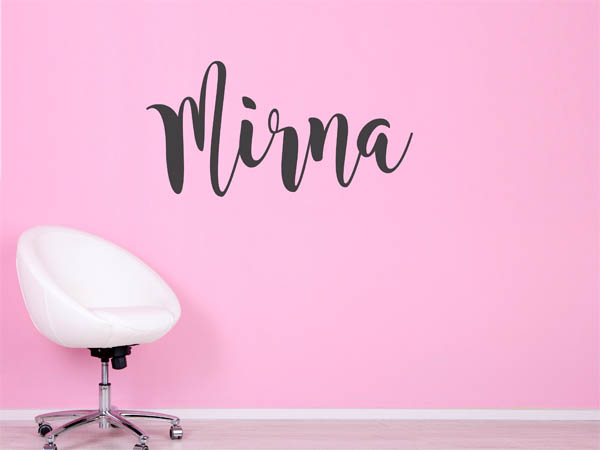 Wandtattoo Mirna in Handschrift