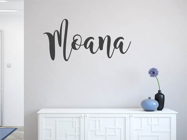Wandtattoo Moana in Handschrift
