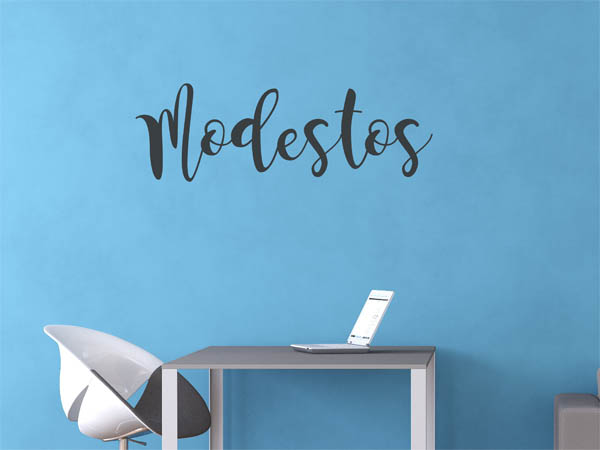 Wandtattoo Modestos in Handschrift
