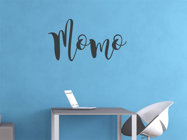 Wandtattoo Momo in Handschrift