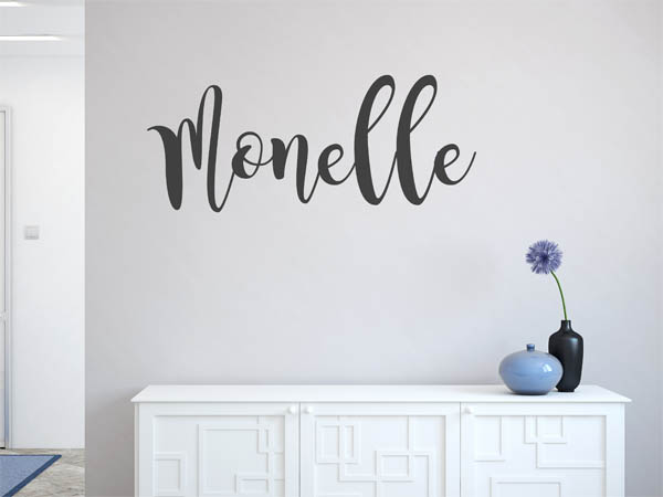 Wandtattoo Monelle in Handschrift