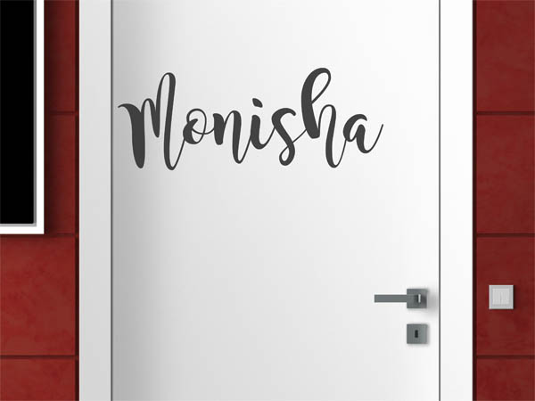 Wandtattoo Monisha in Handschrift