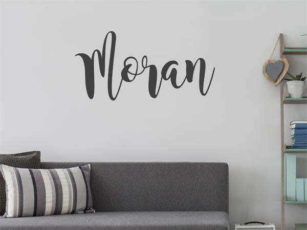 Wandtattoo Moran in Handschrift