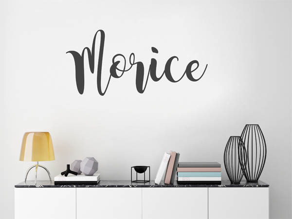 Wandtattoo Morice in Handschrift