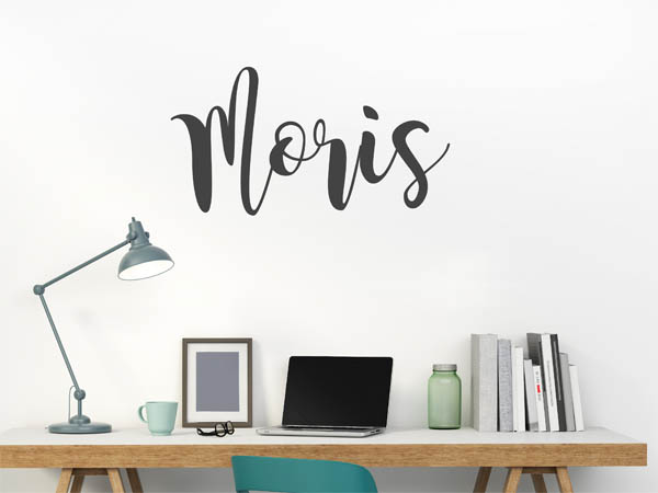Wandtattoo Moris in Handschrift