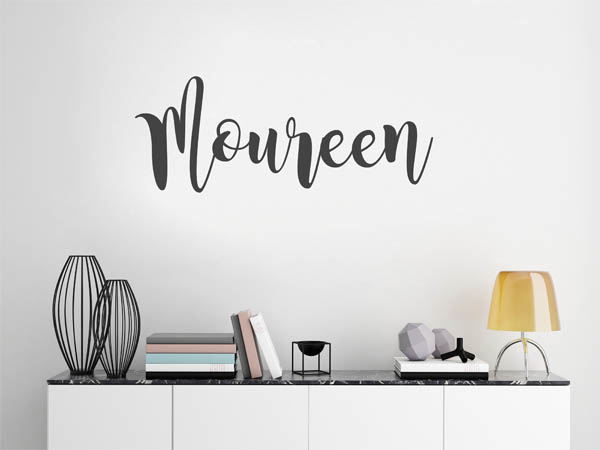 Wandtattoo Moureen in Handschrift