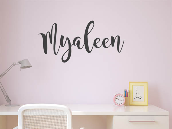 Wandtattoo Myaleen in Handschrift