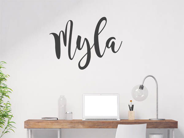 Wandtattoo Myla in Handschrift