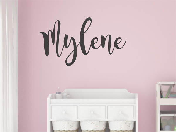 Wandtattoo Mylene in Handschrift