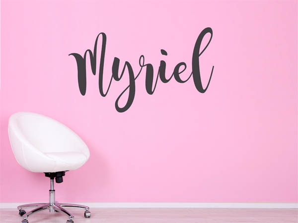 Wandtattoo Myriel in Handschrift