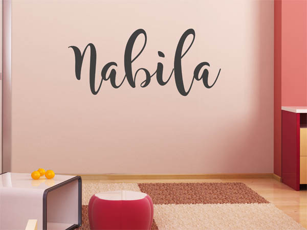 Wandtattoo Nabila in Handschrift