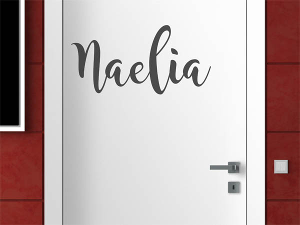 Wandtattoo Naelia in Handschrift