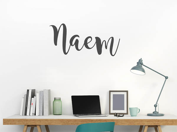 Wandtattoo Naem in Handschrift