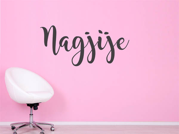 Wandtattoo Nagjije in Handschrift